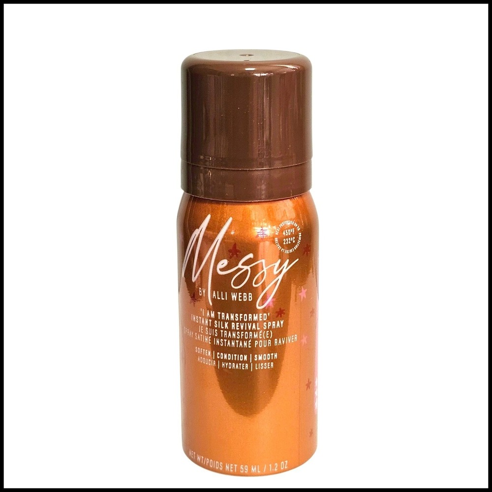 Messy By Alli Webb I Am Transformed Instant Silk Revival Hair Spray 1.2 oz Trave